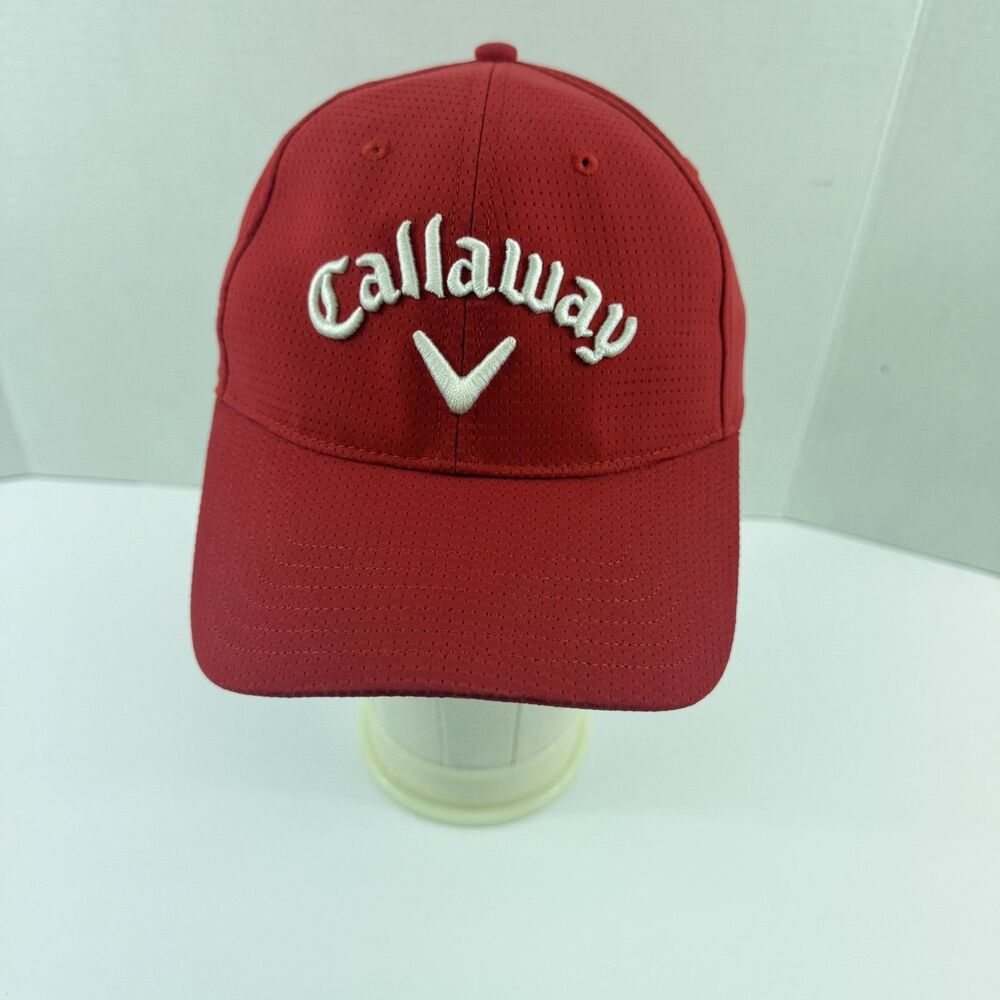 Callaway Performance Pro Odyssey Red Adjustable Strapback Golf Hat Cap